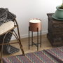 Aberto Design Maceta Decorativa GED-026-B Negro y Cobre